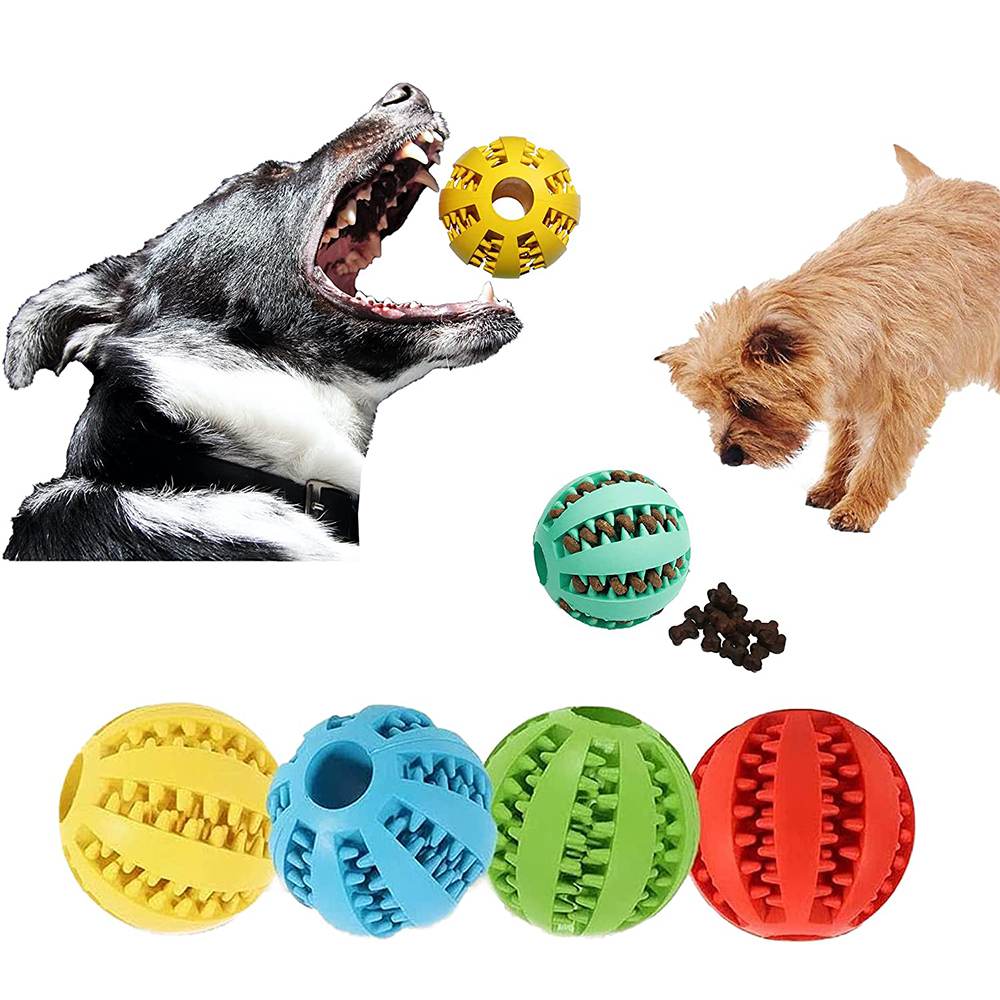 Rubber ball for dog toys