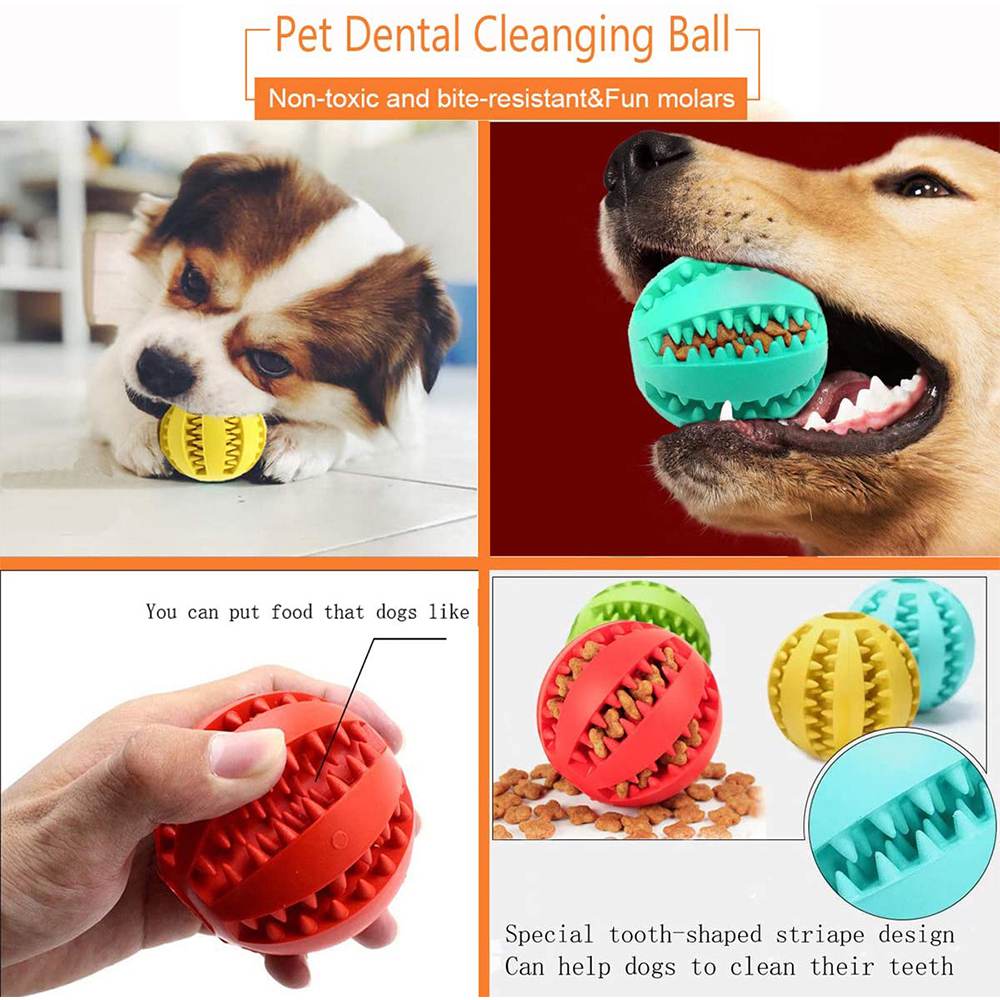 Rubber ball for dog toys