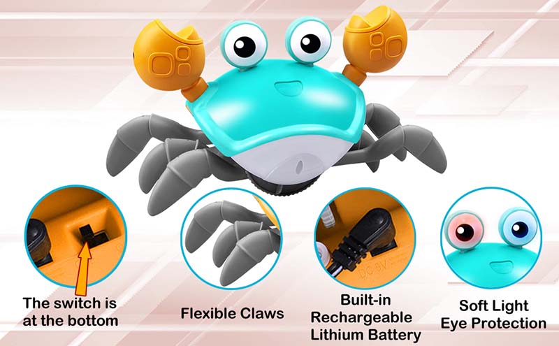 Musical Crawling Crab toy